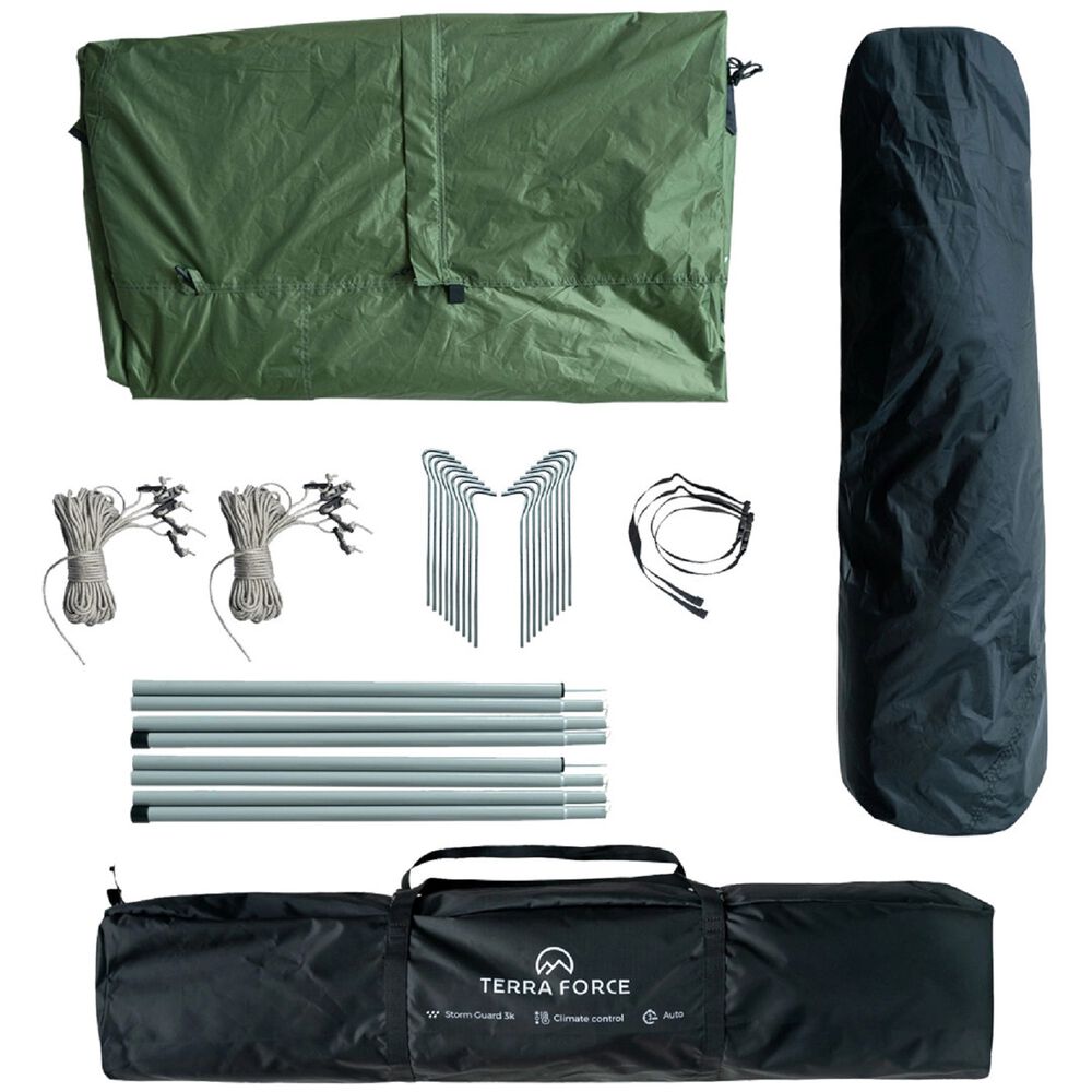 Carpa 3 Estaciones 8-10 Personas Storm Guard Auto-fresh 3k Verde image number 4.0