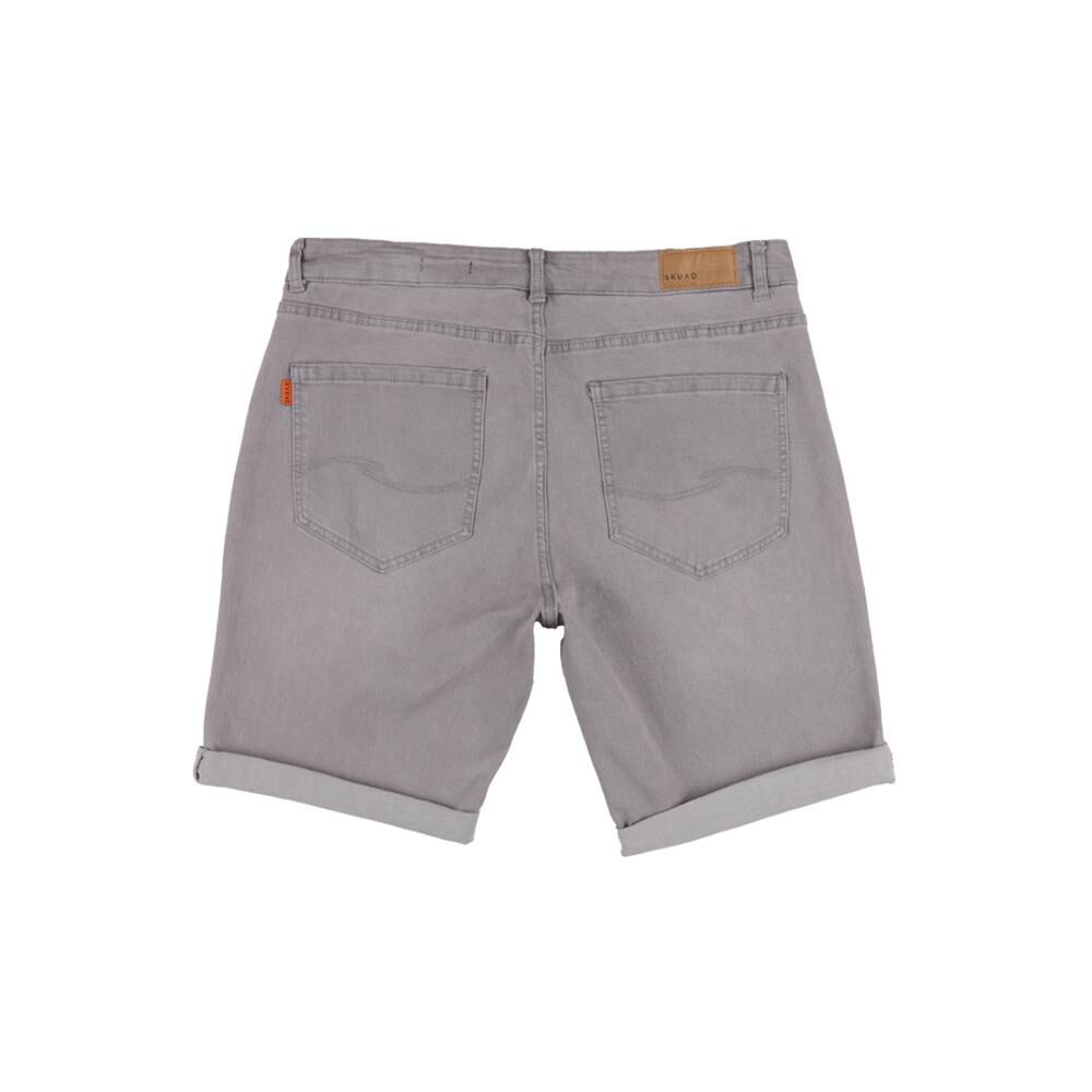 Bermuda Denim Tiro Medio Slim Hombre Skuad image number 1.0