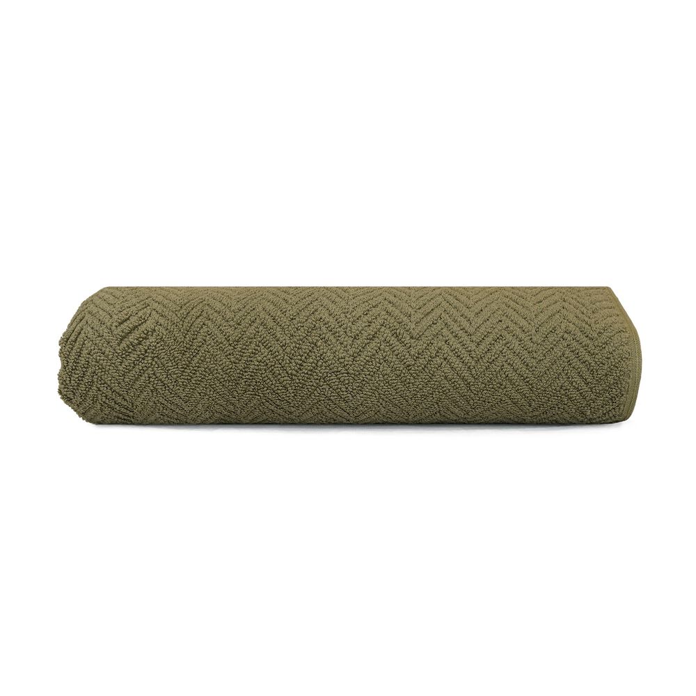 Toalla De Ba&ntilde;o Cuerpo Vis Nautica Home 100% Algod&oacute;n Suave 76x137cm Verde image number 2.0