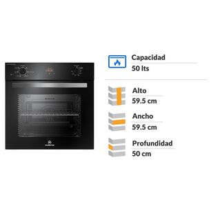 Horno Empotrado Mademsa Om6cb / 50 Litros