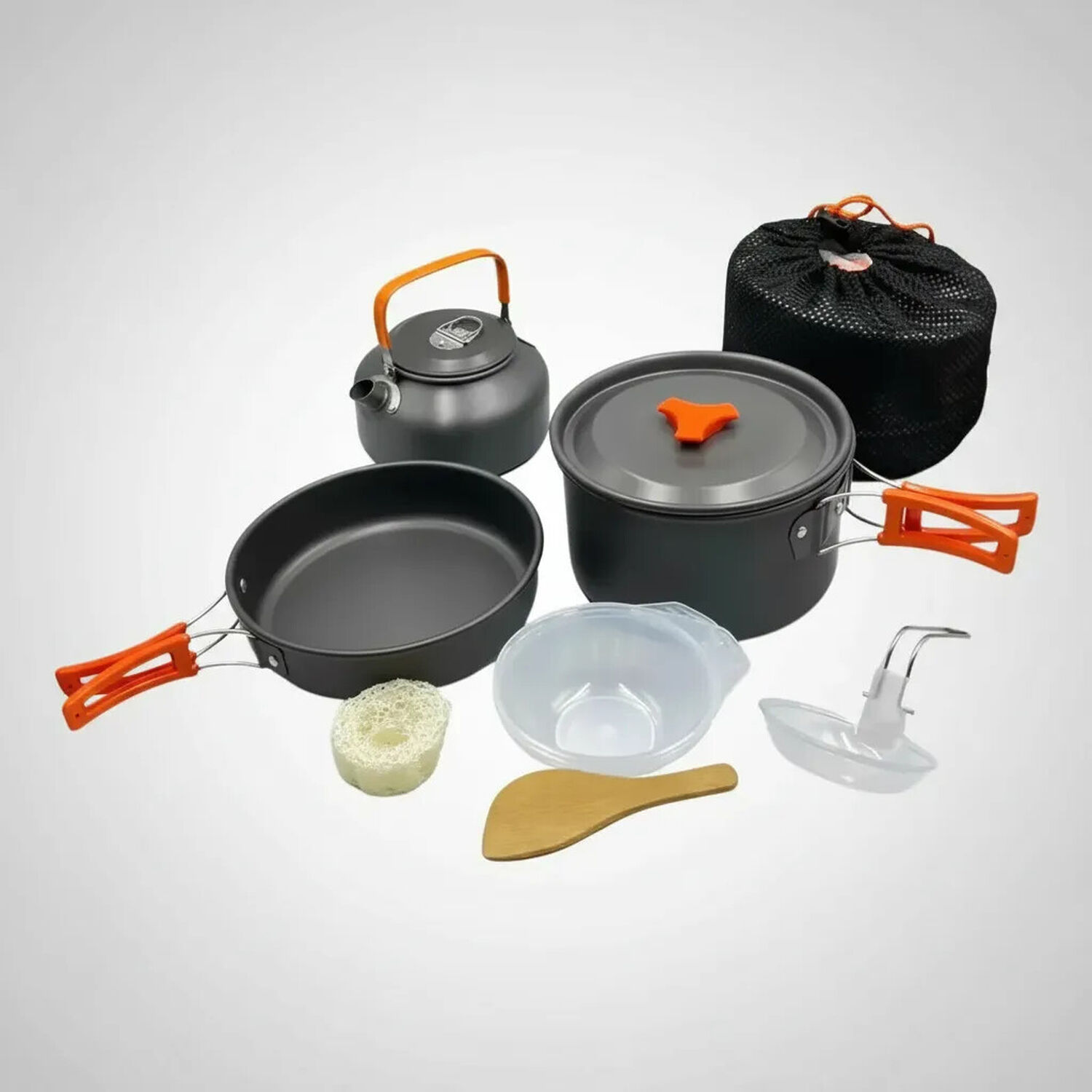 Set Ollas Camping 7 Piezas Aluminio Cocina Port&aacute;til image number 5.0