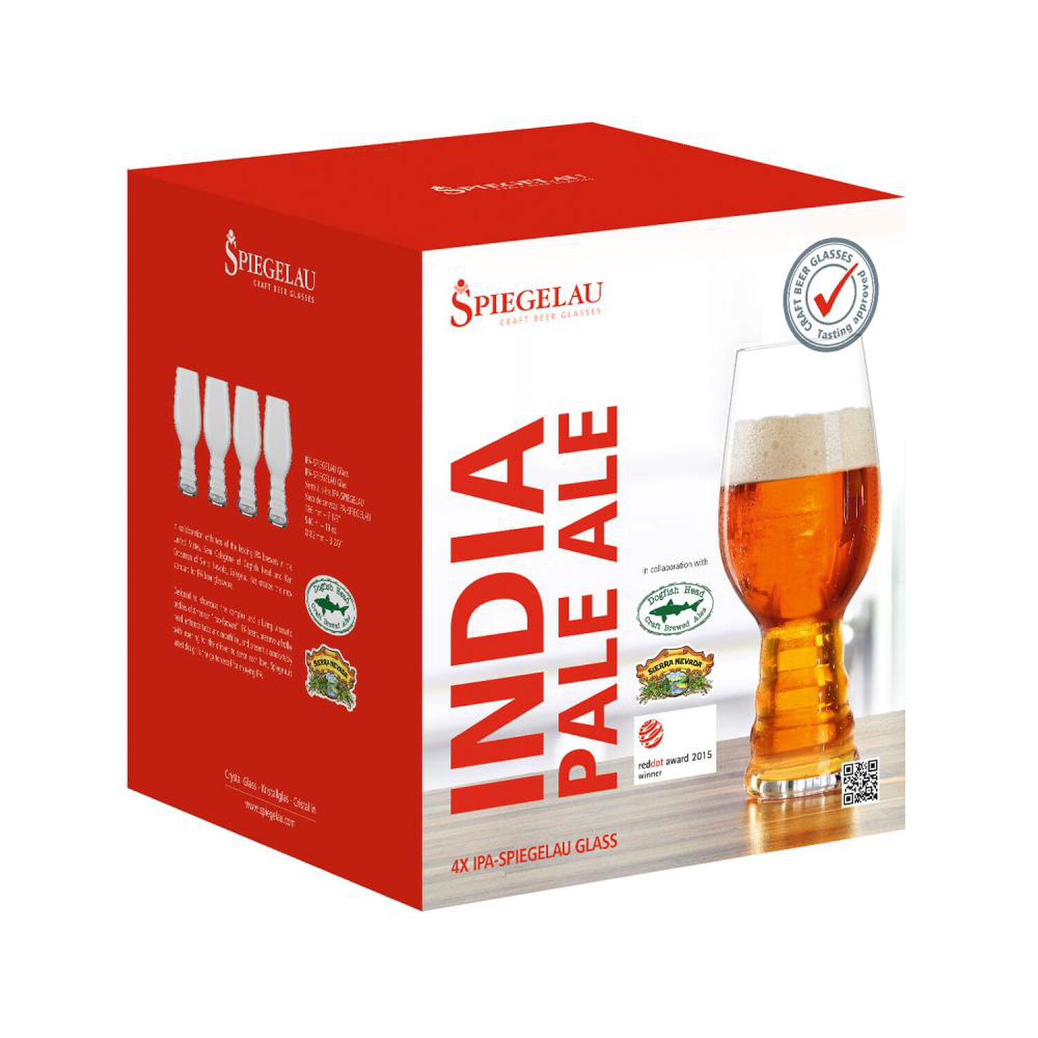 Set De Vasos Spiegelau Cerveceros Ipa / 4 Piezas / 540 Ml image number 2.0