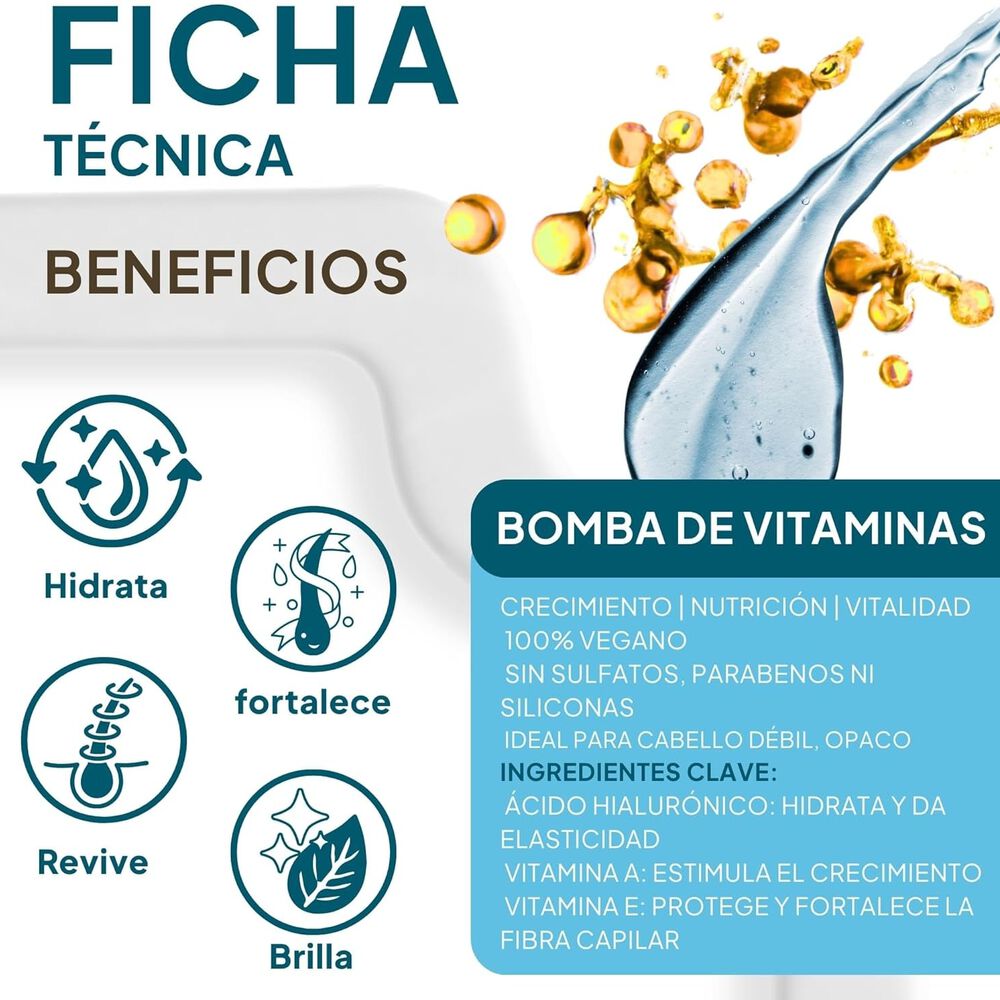 Shampoo Sin Sal Bomba De Vitaminas Skala 325ml image number 3.0