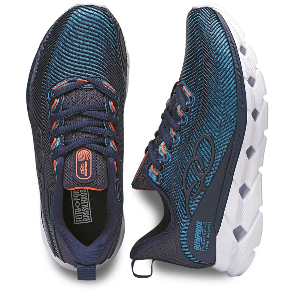 Zapatilla Infantil Perfect 3 Azul Olympikus image number 2.0