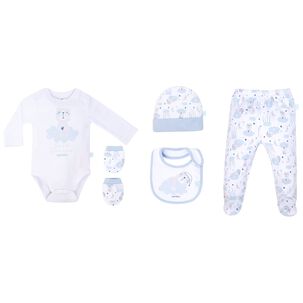 Baby Gift Bambino Set 5 Piezas Blanco Oso Niño