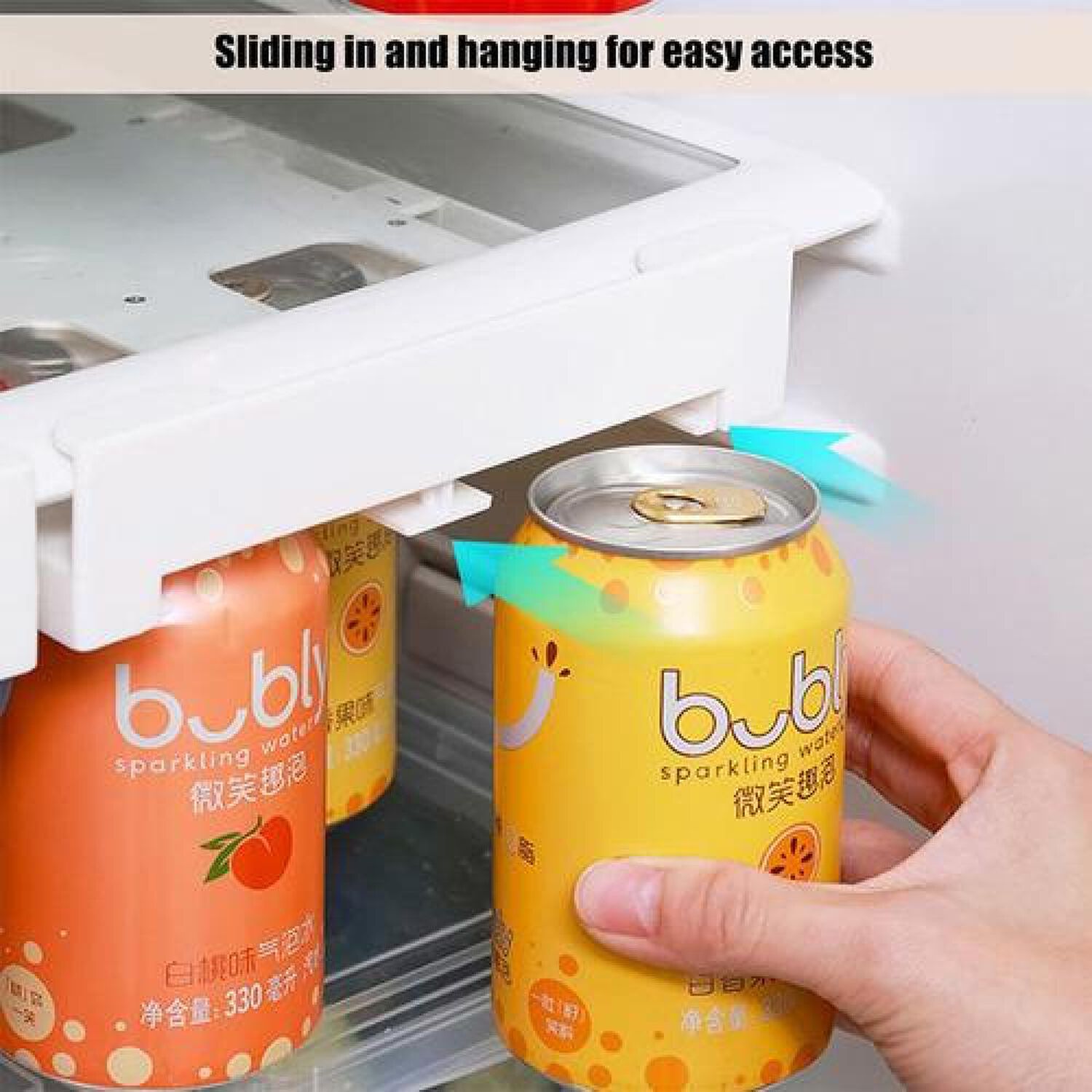 Organizador Dispensador De Latas Para Refrigerador Colgador image number 4.0