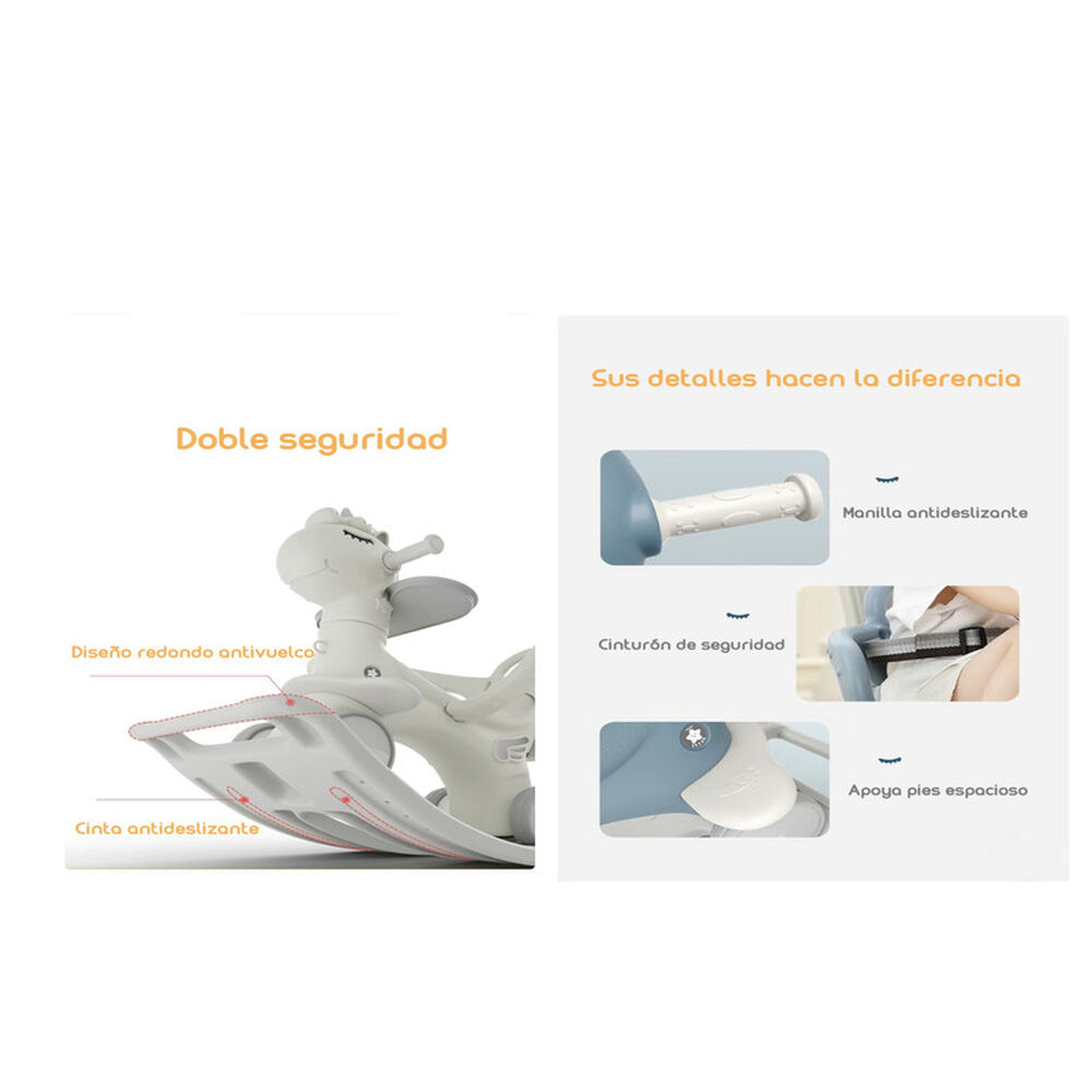 Correpasillo Andador Balance 3 En 1 Con Accesorios Rosado image number 6.0