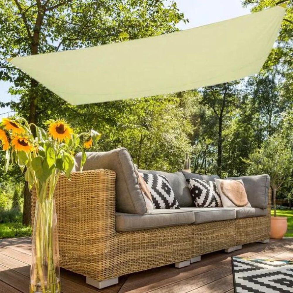 Toldo Vela 5x4 Rectangular Beige Sombreadora Malla image number 3.0