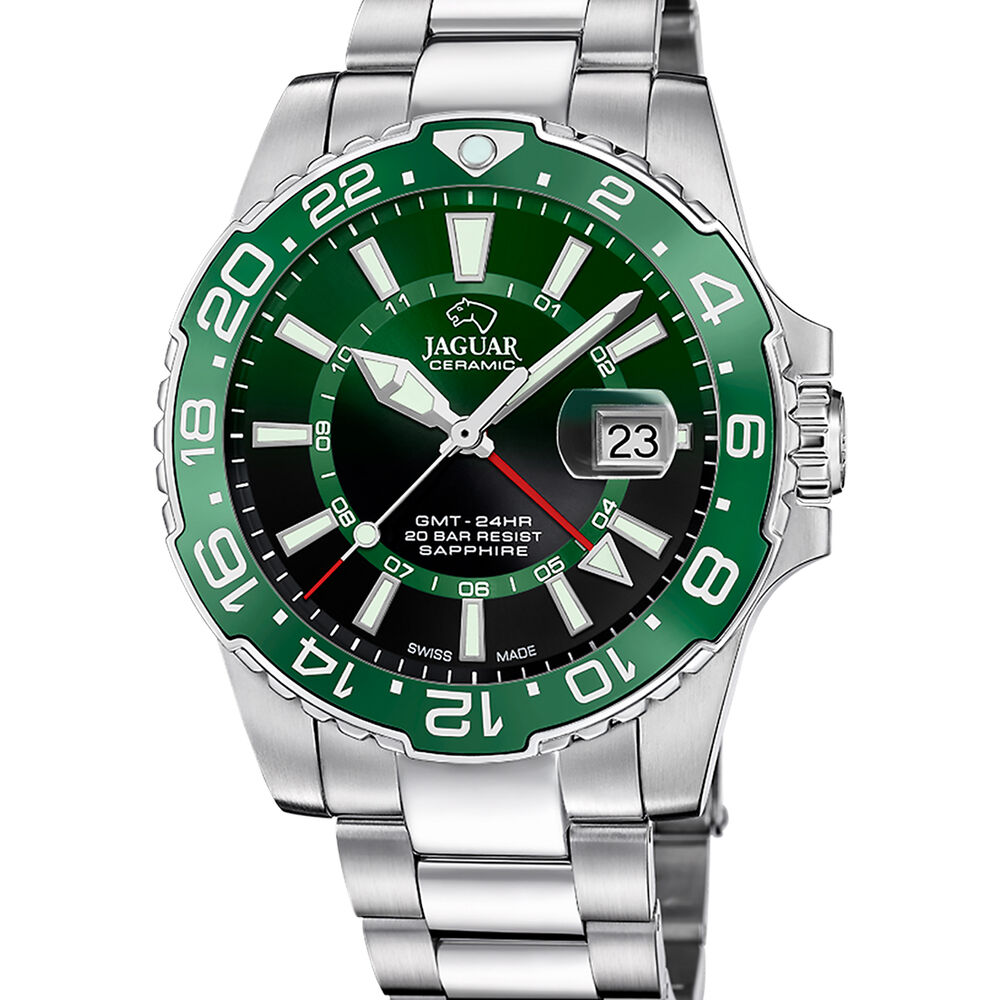 Reloj J1011/3 Jaguar Swiss Verde Hombre Ceramic image number 0.0