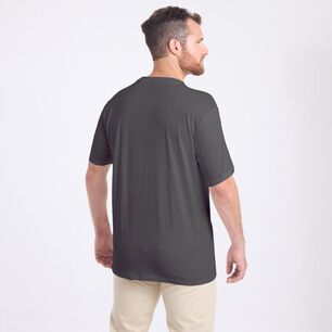 Polera Lisa Regular Manga Corta Cuello Redondo Hombre Herald