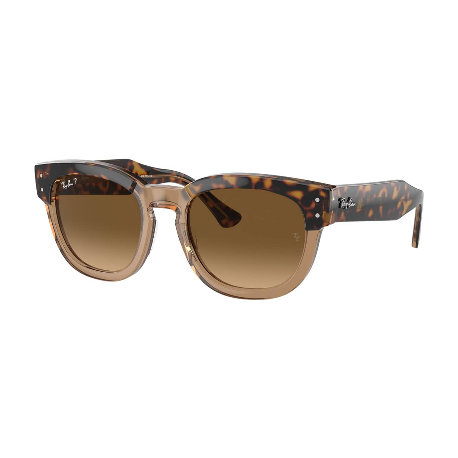 Lentes De Sol Mega Hawkeye Havana & Marr&oacute;n Transparente Polarizados Degradado Ray-ban image number 1.0
