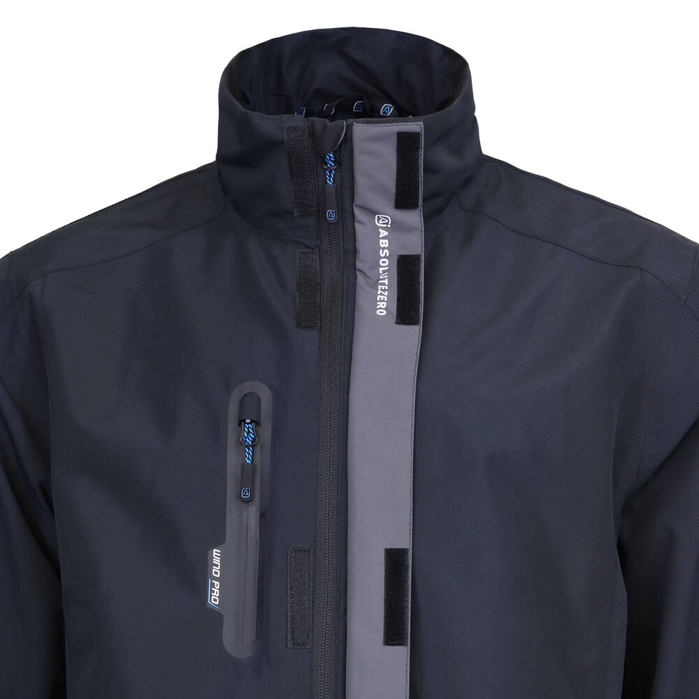 Cortaviento Hombre Impermeable Azul Marino image number 4.0