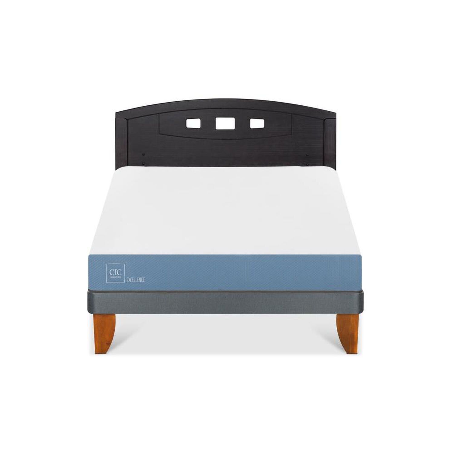 Cama Europea Cic Excellence Plus / 2 Plazas / Base Normal + Respaldo image number 0.0