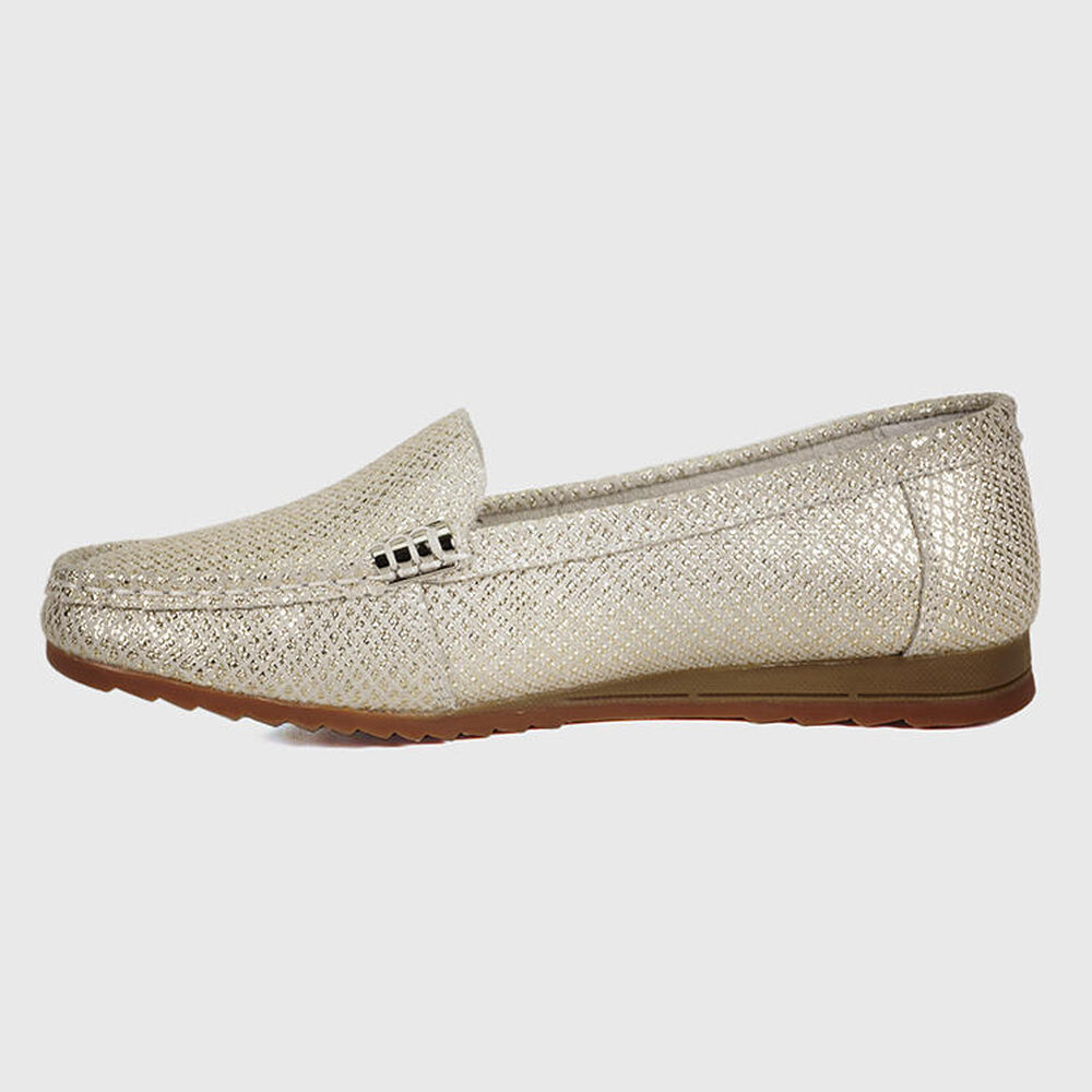 Mocasín Cuero Ethel Dorado image number 3.0