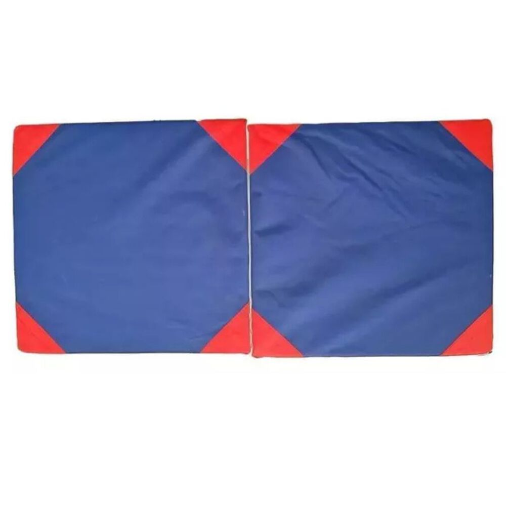 Colchoneta Deportiva Gimnasia Pilates Plegable 200x50 Cm Azul image number 2.0