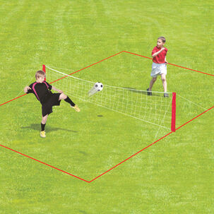 Set Red De Volley + 2 Pelotas + Cintas + Estacas Gamepower