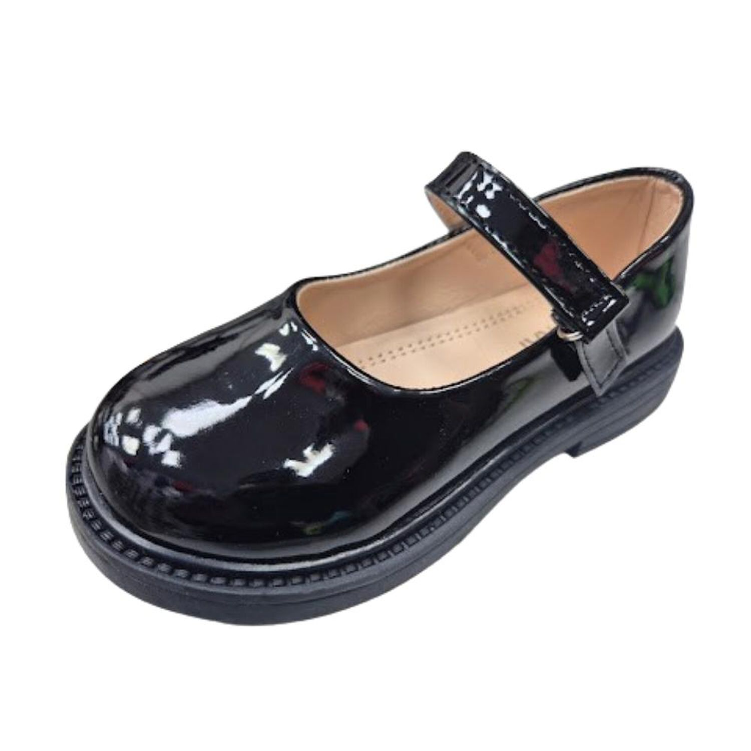 Zapato Charol Ni&ntilde;a Negro Cueca image number 0.0