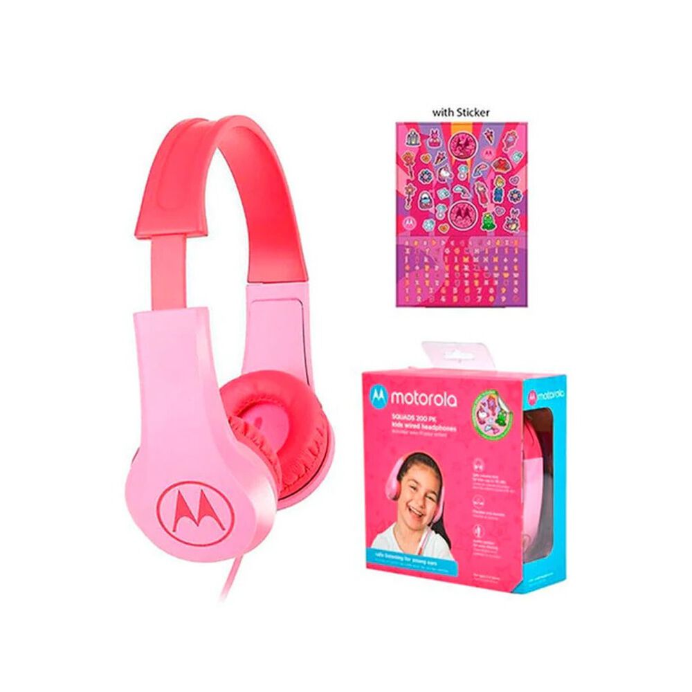 Audífonos Para Niños Rosado Motorola Squads 200 image number 3.0
