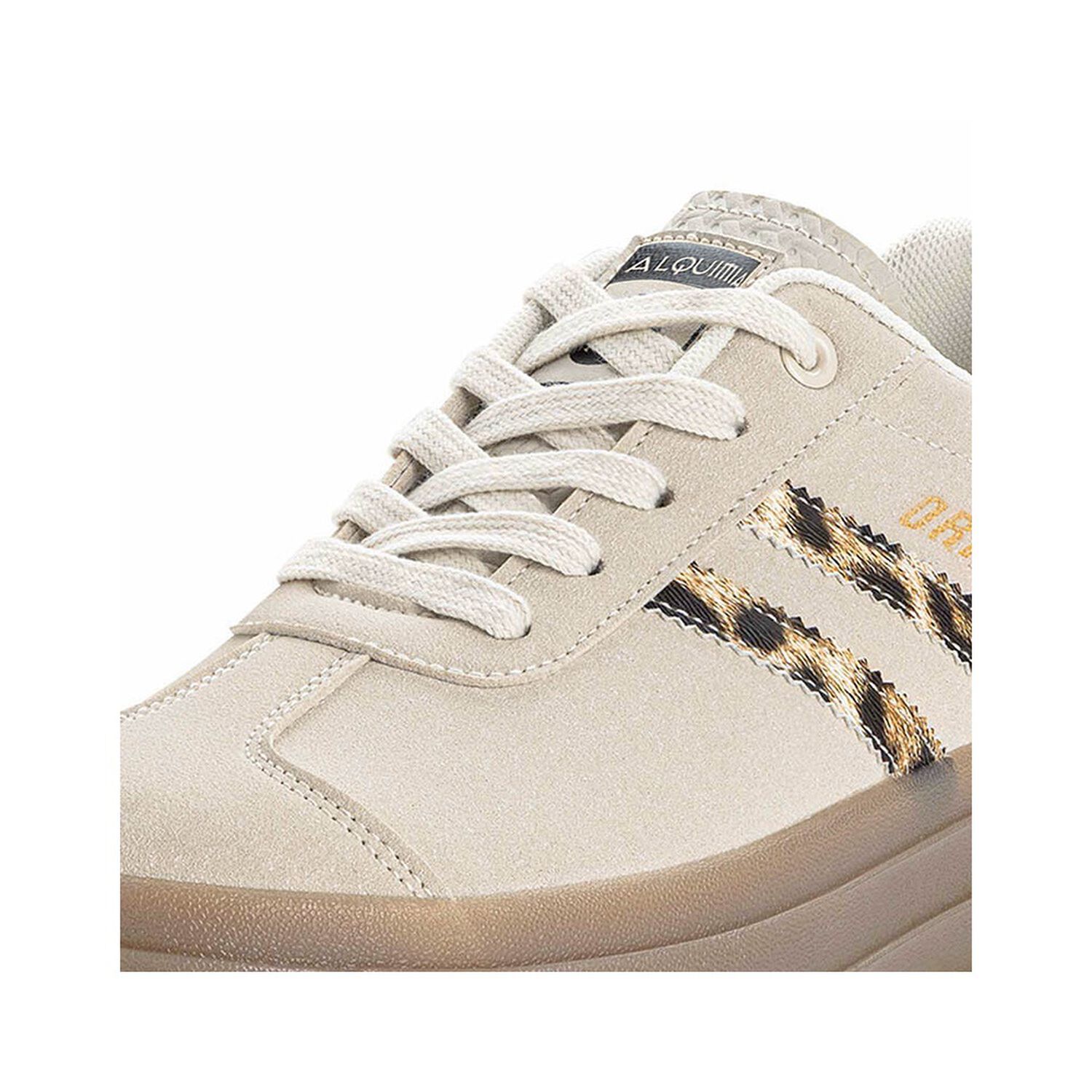 Zapatilla Lesser Beige Print Alquimia image number 3.0