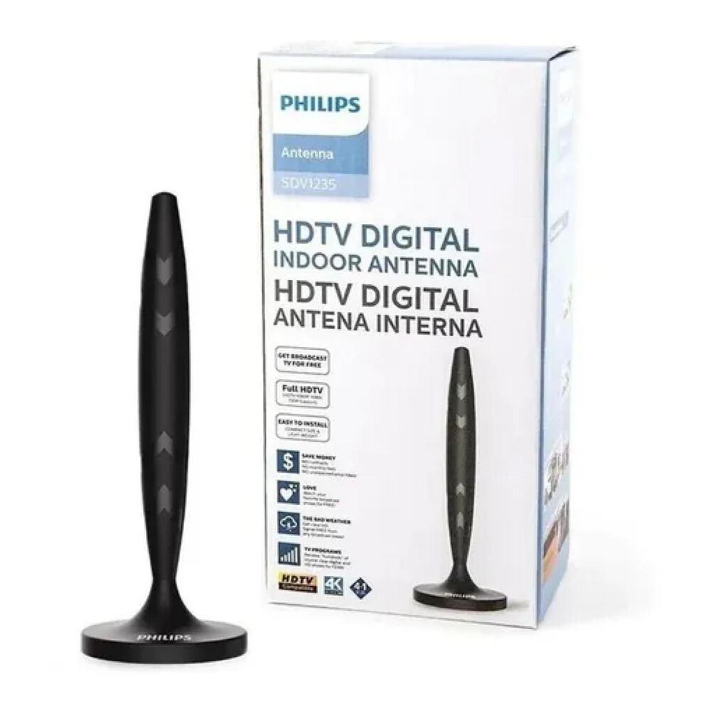 Antena Interna Tv Hdtv Digital Vhf Uhf Sdv1235/55 image number 1.0