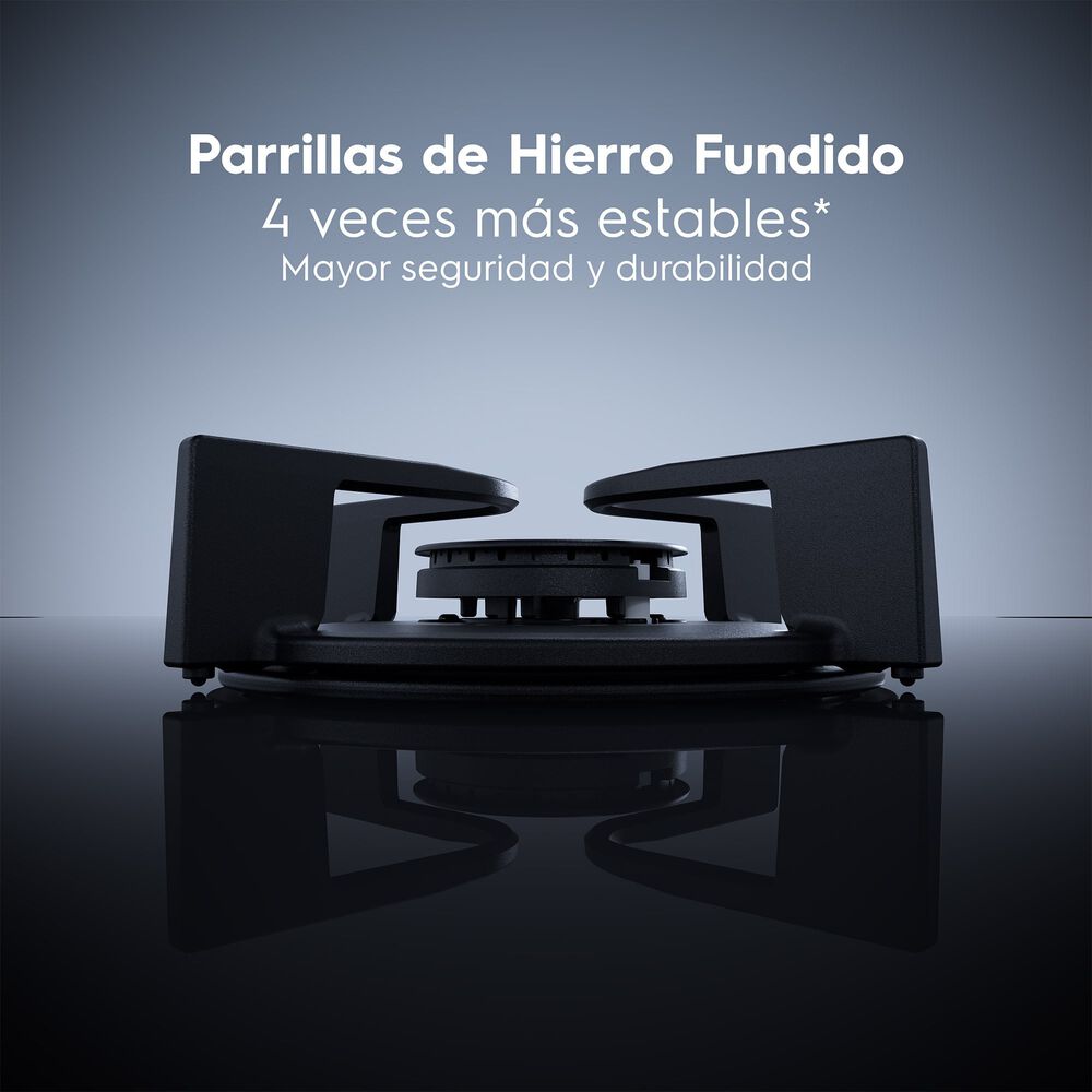 Encimera A Gas 4 Platos Home Pro Cocci&oacute;n Ke4hp Espejado image number 6.0