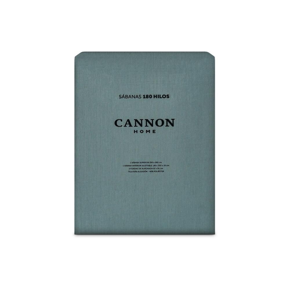 Juego De Sábanas Cannon Liso / King / 180 Hilos image number 3.0