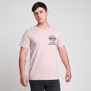 Polera Estampada Manga Corta Cuello Redondo Hombre Skuad