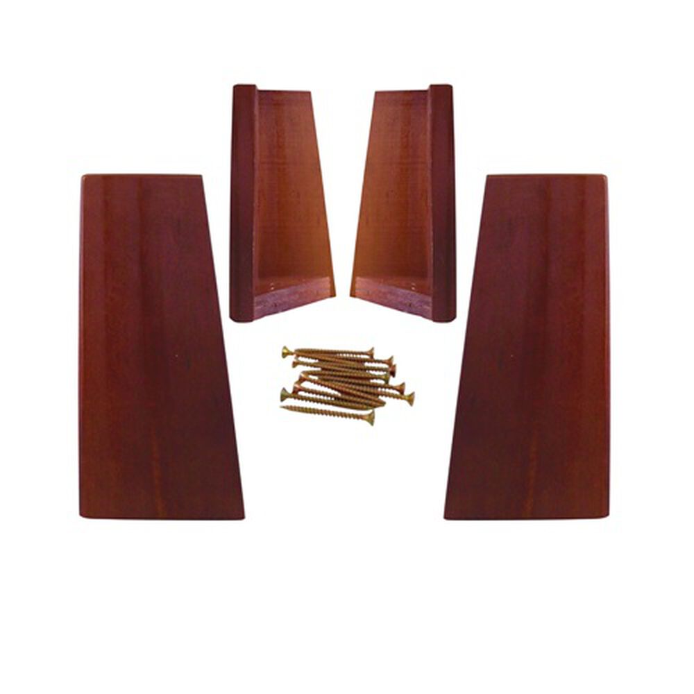 Kit 4 Patas Universales Para Cama Europea - Chocolate 19.5 Cm image number 0.0