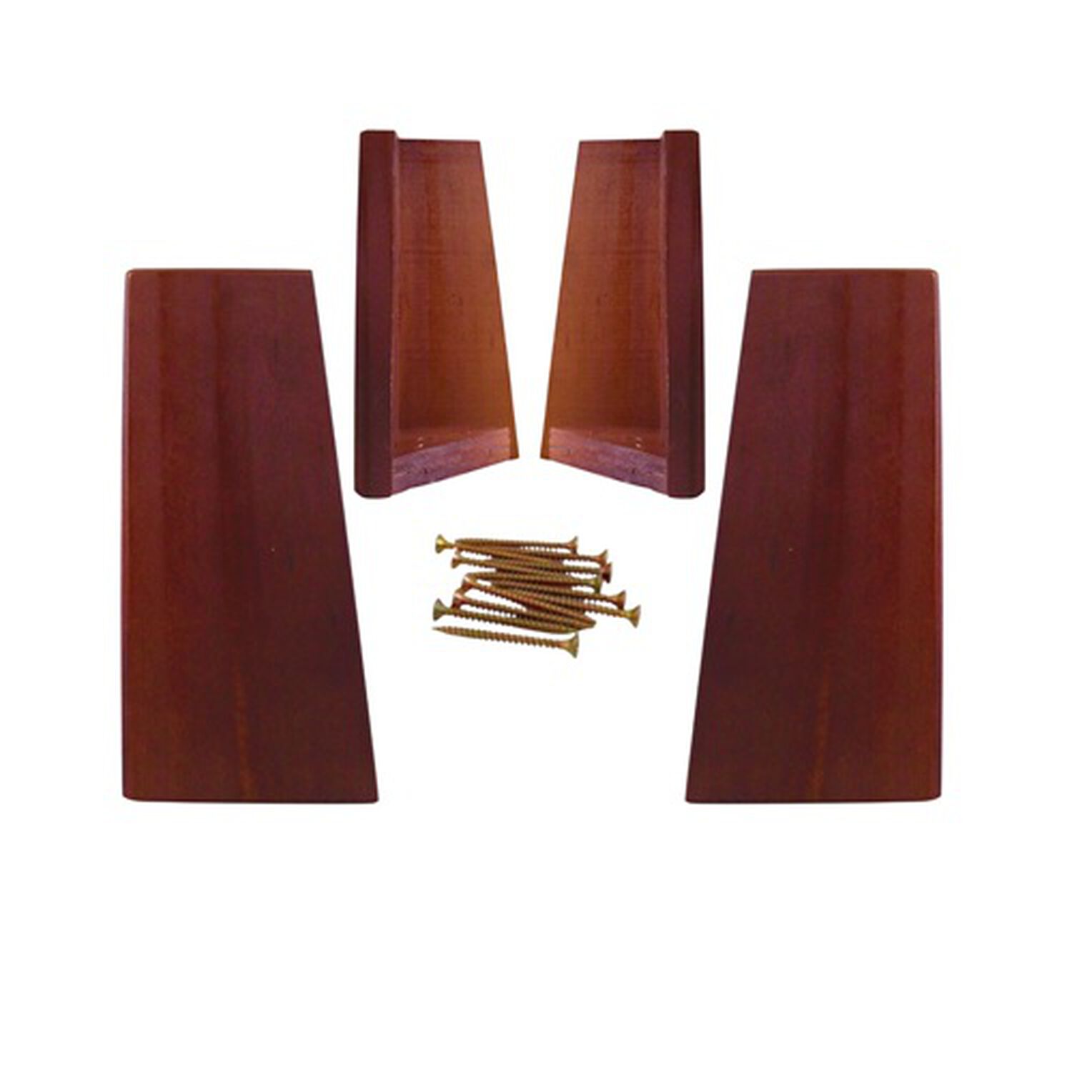 Kit 4 Patas Universales Para Cama Europea - Chocolate 19.5 Cm image number 0.0