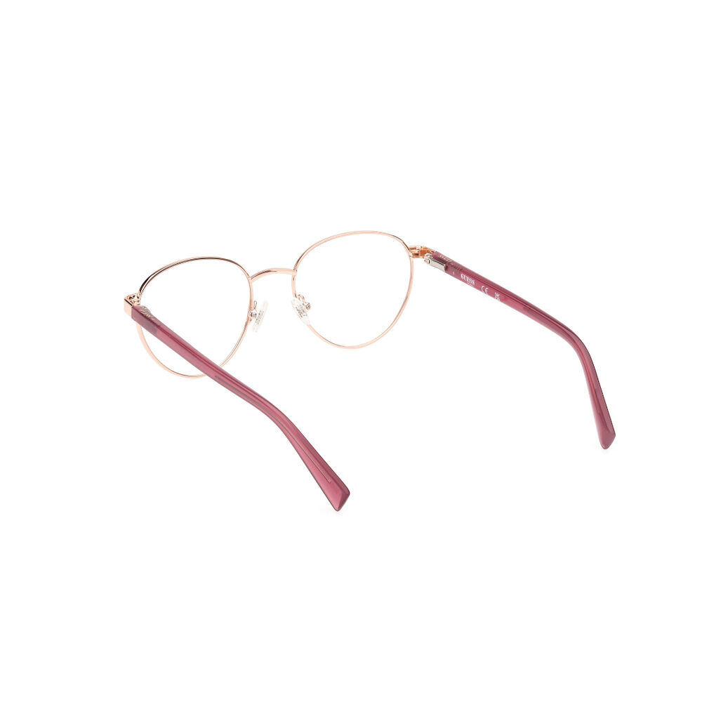 Lentes Ópticos Shiny Rose Gold Guess image number 3.0