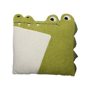 Coj&iacute;n Casaideal Kids Cocodrilo / 40 x 40 Cm