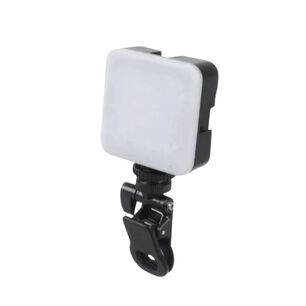 Luz Led Selfie Con Clip Ajustable Smartphone Fotograf&iacute;a