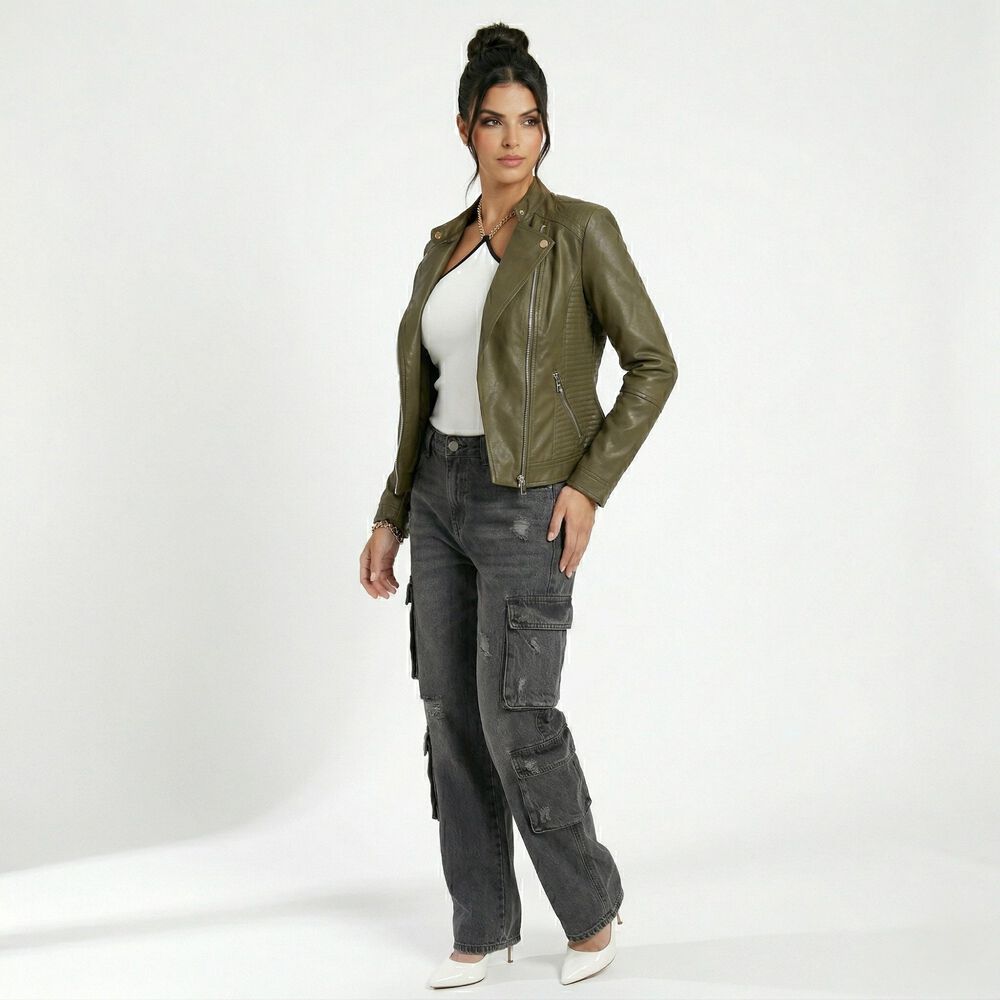 Chaqueta Ecocuero Olimpus Mujer image number 1.0