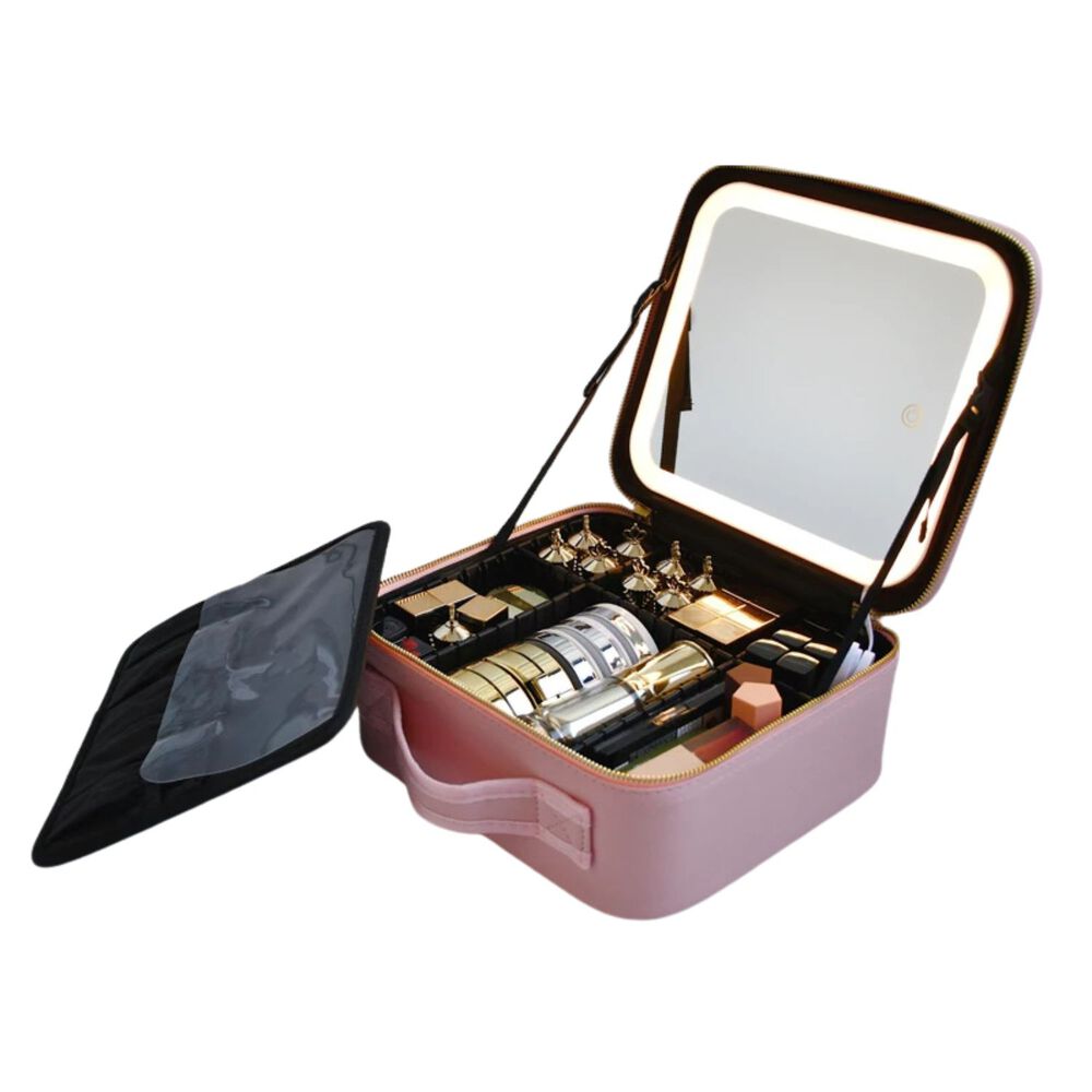 Malet&iacute;n De Maquillaje Desmontable Con Espejo Y Luz Led image number 0.0