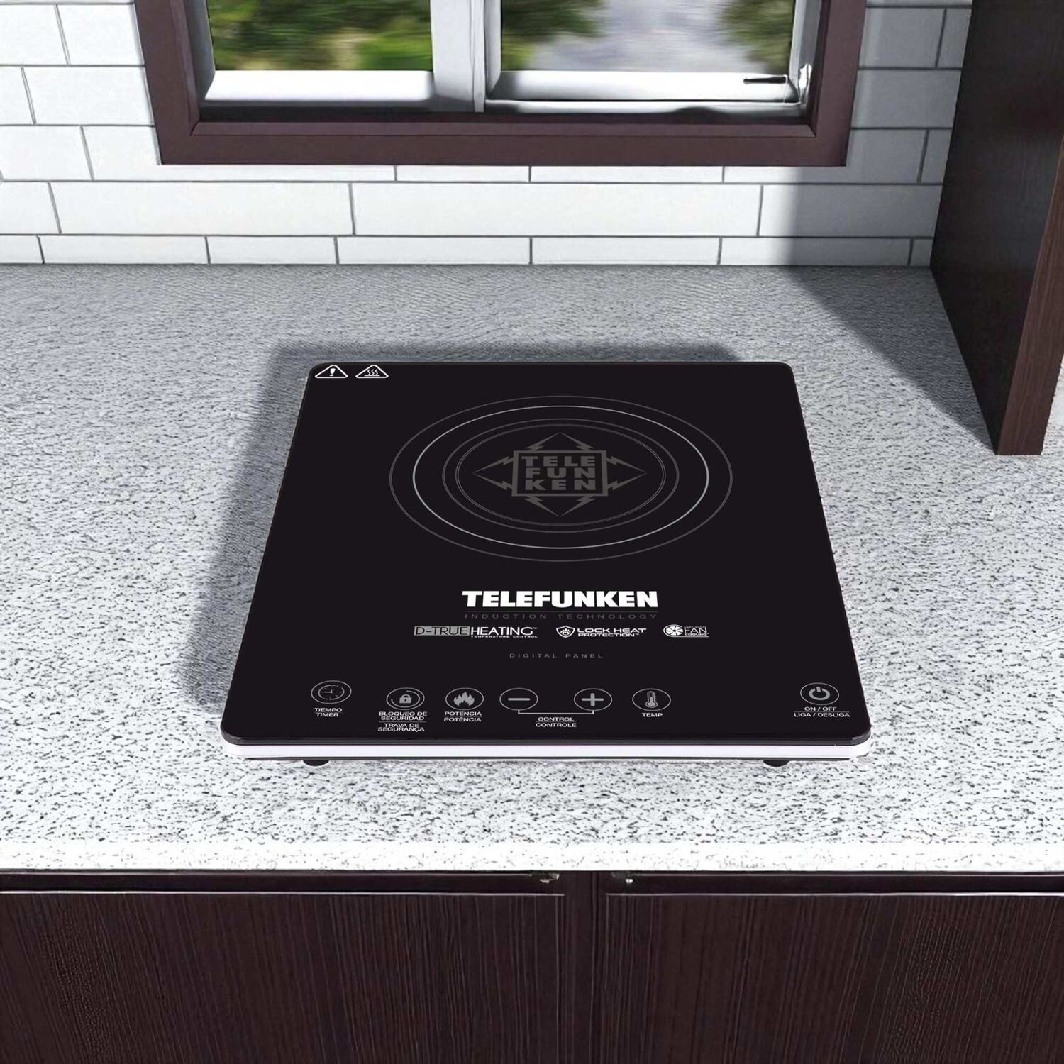 Cocina El&eacute;ctrica Encimera De Inducci&oacute;n Touch 2100w/ 60&deg;/240&deg; image number 7.0