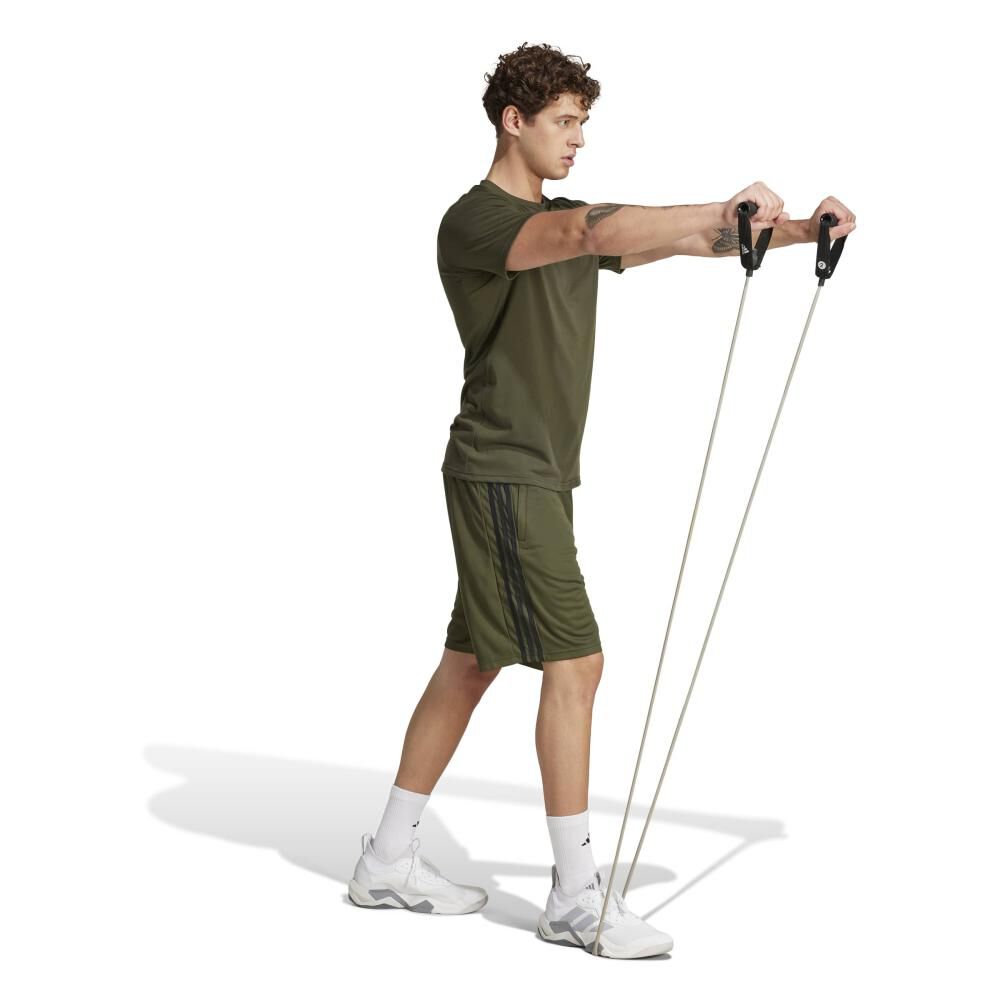 Shorts De Entrenamiento Train Essentials Piqu&eacute; 3 Tiras Adidas image number 2.0