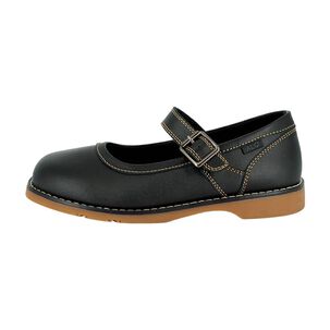 Zapato Escolar De Cuero Orco Negro Alquimia
