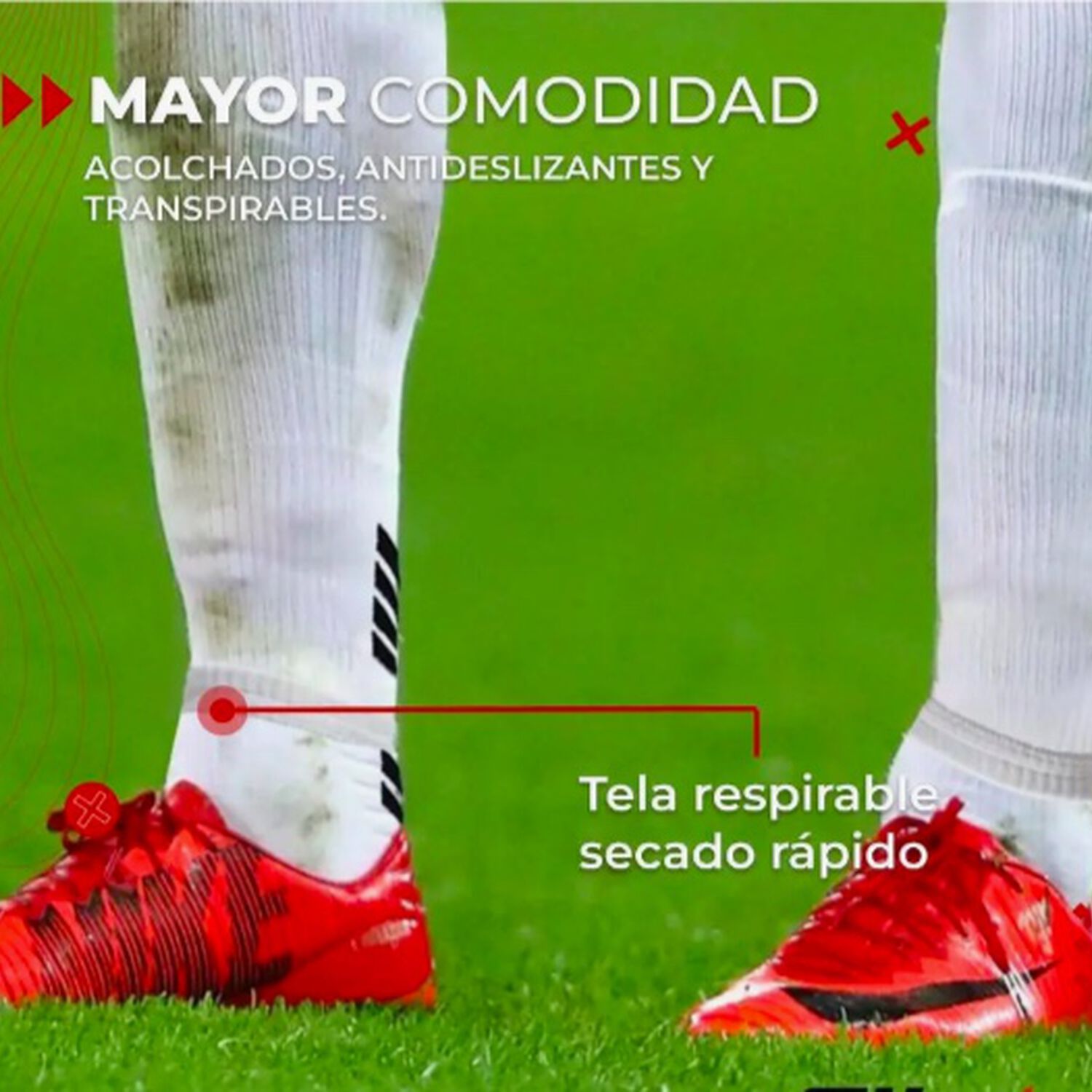 Medias Futbol Antideslizante image number 3.0