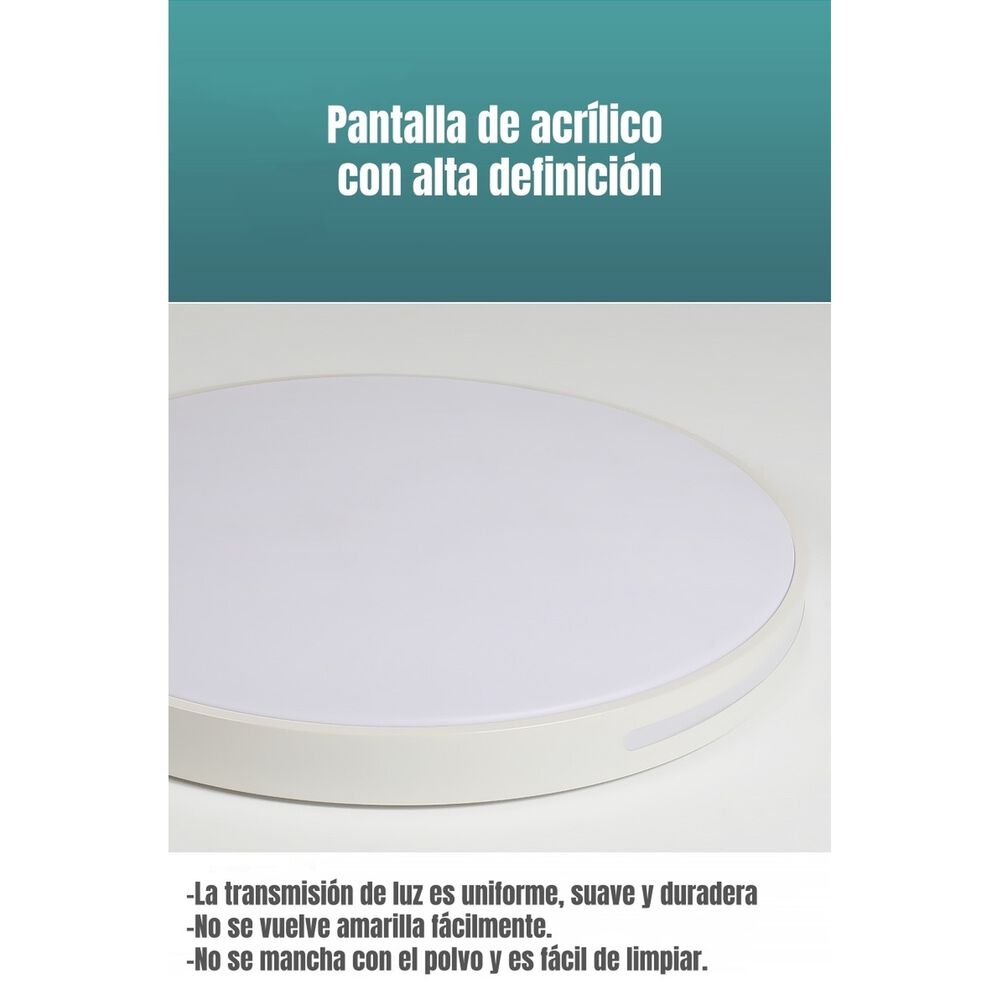 L&aacute;mpara De Techo Led 90x60cm 96w By Lubabycas image number 3.0