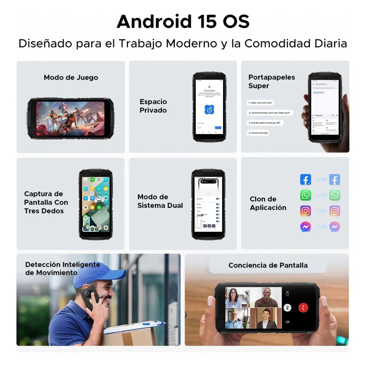 Doogee Fire 3 Max Rugerizado 5.5" 8+256gb 8350mah Nocturna image number 1.0