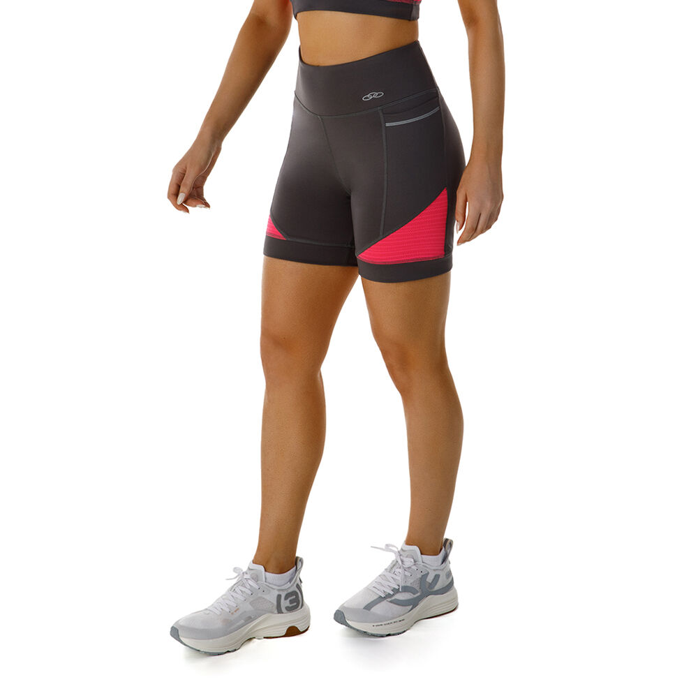 Calza Runner 5 Gris Oscuro Mujer image number 1.0