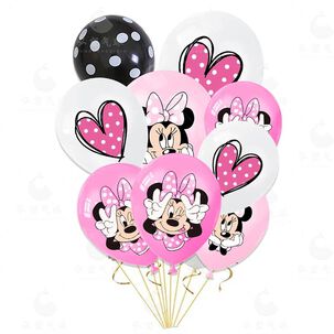 Pack Globos Minnie Mouse Fiestas Cumplea&ntilde;os