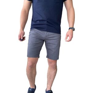 Bermuda Short Tela Elasticada Slim Fit