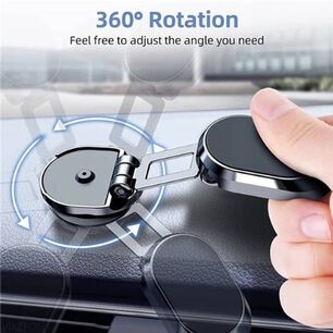 Soporte Porta Celular Magn&eacute;tico 360 Auto Universal Plegable