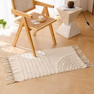 Bajada De Cama Bordada Kilim De Estilo Etnico 60x90cm Md73