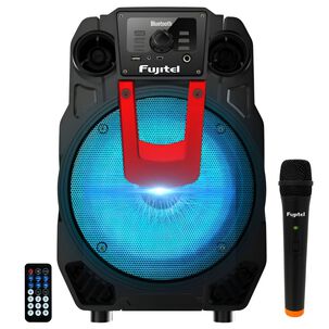Parlante Karaoke Con Micr&oacute;fono Inal&aacute;mbrico Bt8l Recargable