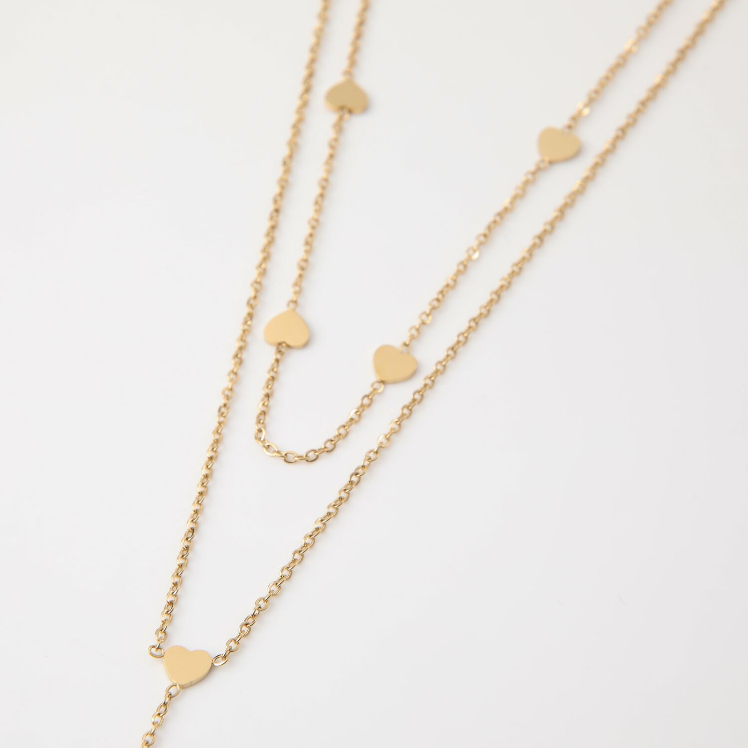 Collar Doble 19v69 Italia Stne150 Dorado image number 2.0