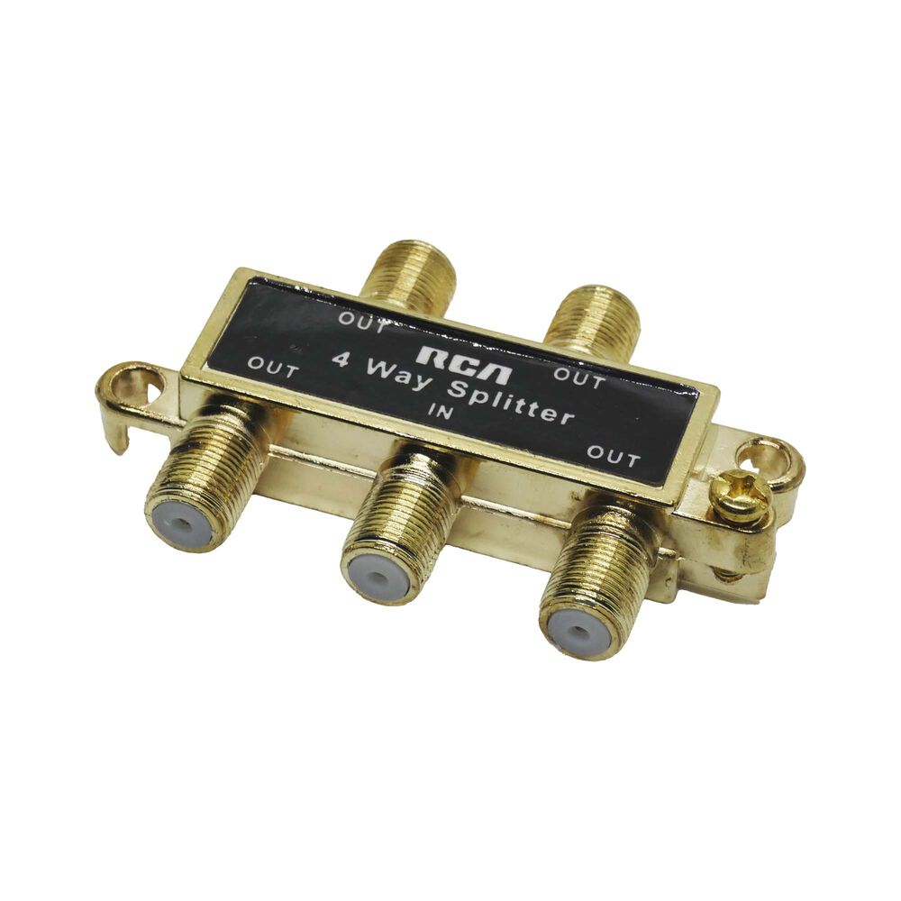 Splitter Coaxial 1x4 Rca - Tv / Cable image number 1.0