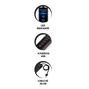 Hub Multiplicador De Puertos Usb Lbn 3.0 Lbhb3.0