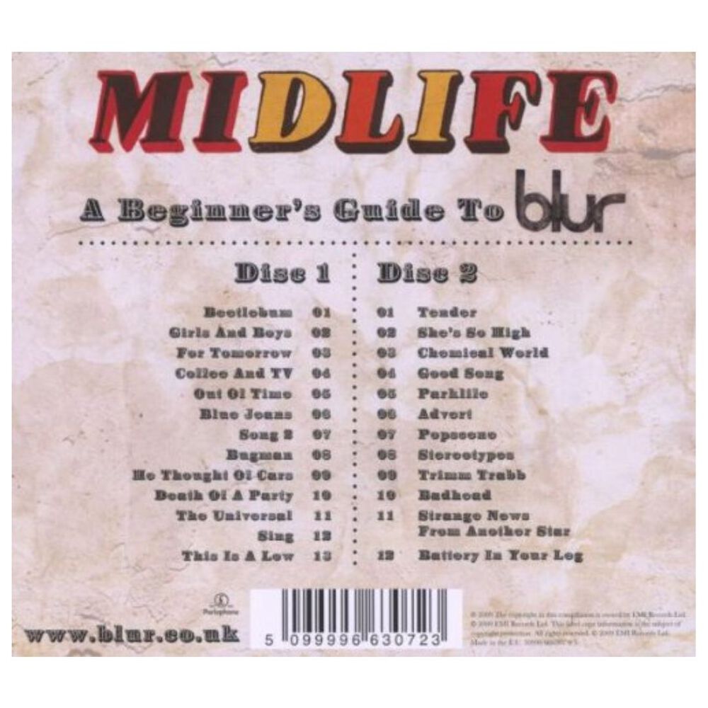 Blur - Midlife A Beginner's Guide To Blur (2cd) | Cd image number 1.0